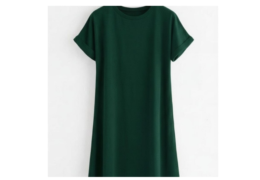 dress hijau army wanita